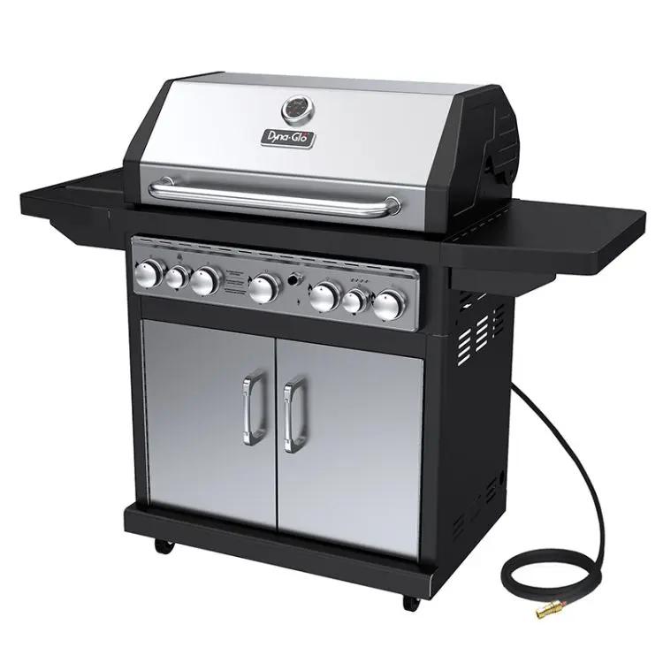 Dyna-Glo Premium 5 Burner Stainless Natural Gas Grill - DGA550SSN-D