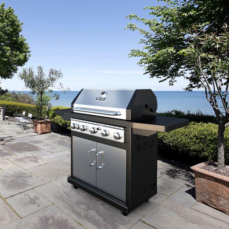 Dyna-Glo Premium 5 Burner Stainless LP Gas Grill thumbnail 8