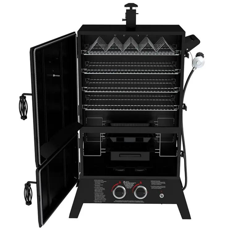 Dyna-Glo 36 inch Wide Body LP Gas Smoker - DGW1235BDP-D thumbnail 3