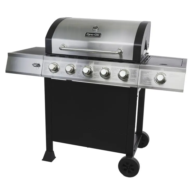 Dyna-Glo DGB515SDP-D 5-Burner Open Cart Propane Gas Grill
