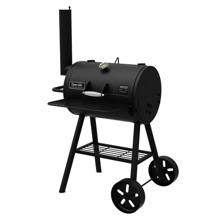 Dyna-Glo Signature Series Heavy-Duty Compact Barrel Charcoal Grill - DGSS443CB-D